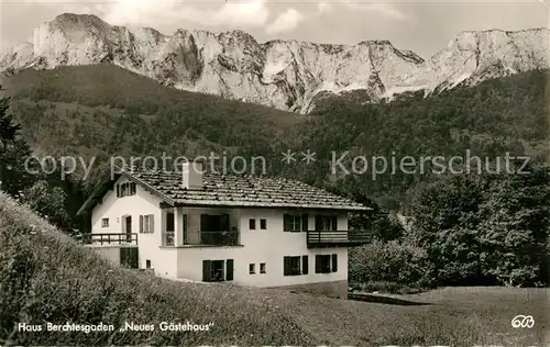 AK / Ansichtskarte Schellenberg_Marktschellenberg Haus Berchtesgaden Neues Gaestehaus Alpen Schellenberg