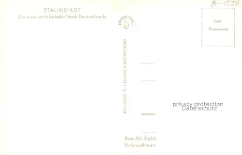 AK / Ansichtskarte Stalinstadt Grundeschule III Stalinstadt