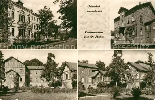 AK / Ansichtskarte Bad_Frankenhausen Kindersanatorium Professor Dr Ibrahim Bad_Frankenhausen