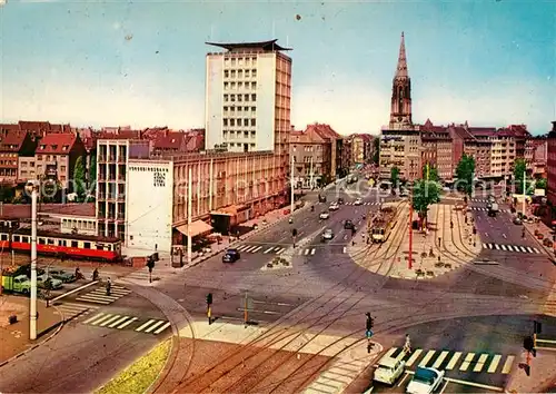 AK / Ansichtskarte Koeln_Rhein Bahnhof der Vorgebirgsbahn am Barbarossaplatz Koeln_Rhein