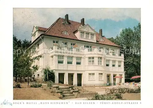 AK / Ansichtskarte Bad_Eilsen Bocks Hotel Haus Bienchen Bad_Eilsen