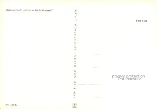 AK / Ansichtskarte Hohenstein Ernstthal Bethlehemstift am Huettengrund Blockhaus Hohenstein Ernstthal