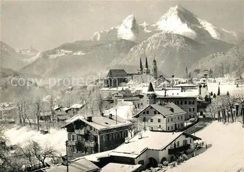 AK / Ansichtskarte Berchtesgaden mit Watzmann Berchtesgaden