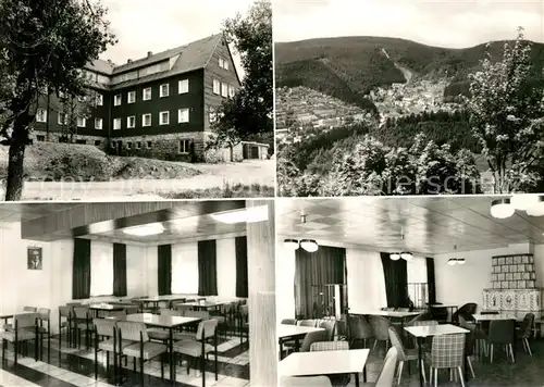 AK / Ansichtskarte Klingenthal_Vogtland Jugendherberge Klement Gottwald Panorama Klingenthal_Vogtland