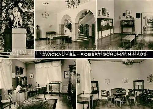 AK / Ansichtskarte Zwickau_Sachsen Robert Schumann Haus Details Zwickau Sachsen