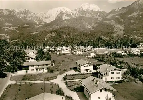 AK / Ansichtskarte Schoenau_Berchtesgaden mit Kehlstein Goell und Hohem Brett Schoenau Berchtesgaden