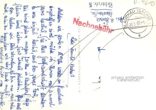 AK / Ansichtskarte Glauchau Schloss Vorderglauchau Hauptpostamt Kinderkrippe Clara Zetkin Bahnhof Sommerbad Glauchau