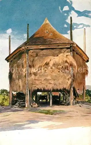 AK / Ansichtskarte Kirchwerder Kornberg Kuenstlerkarte Kirchwerder