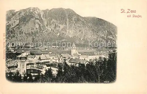 AK / Ansichtskarte St_Zeno_Bad_Reichenhall Kloster mit Blick zum Staufen Chiemgauer Alpen St_Zeno_Bad_Reichenhall