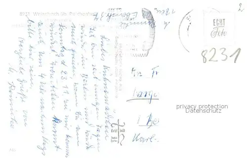 AK / Ansichtskarte Weissbach_Bad_Reichenhall Muehlenstrasse Alpen Weissbach_Bad_Reichenhall