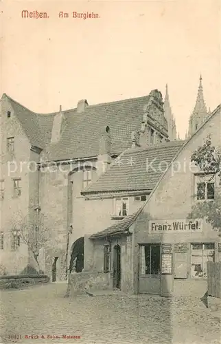 AK / Ansichtskarte Meissen_Elbe_Sachsen Am Burglehn Meissen_Elbe_Sachsen