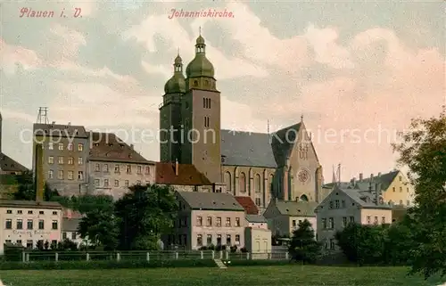 AK / Ansichtskarte Plauen_Vogtland Johanniskirche Plauen_Vogtland