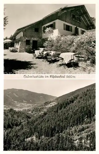 AK / Ansichtskarte Tegernsee Hubertushuette Alpbachtal Landschaftspanorama Tegernsee