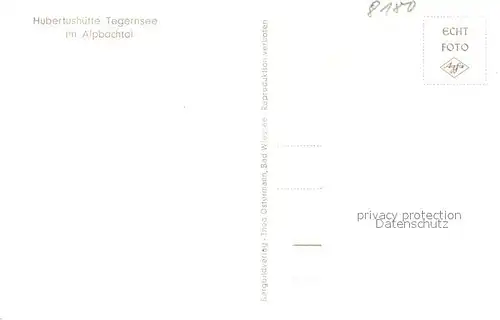 AK / Ansichtskarte Tegernsee Hubertushuette Alpbachtal Landschaftspanorama Tegernsee