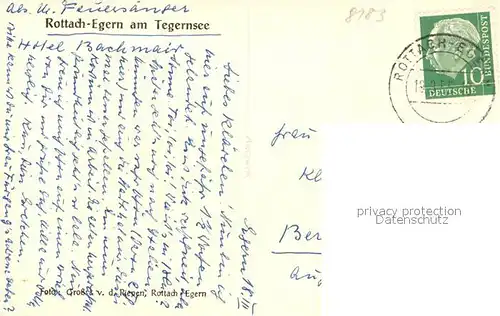 AK / Ansichtskarte Rottach Egern Uferpartie am See Winterlandschaft Alpen Rottach Egern