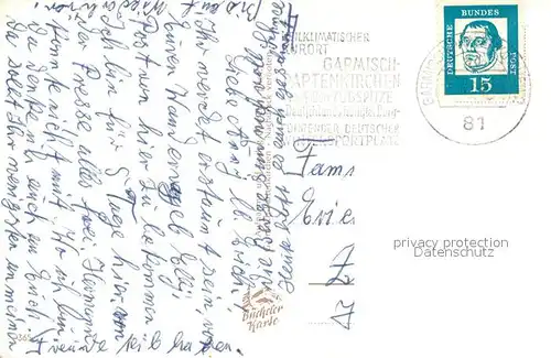 AK / Ansichtskarte Garmisch Partenkirchen Schuhplattler Bandltanz Werdenfelser Trachten Biergarten Garmisch Partenkirchen