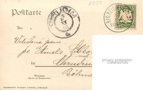 AK / Ansichtskarte Bad_Reichenhall Gesamtansicht mit Alpenpanorama Bad_Reichenhall