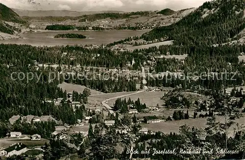 AK / Ansichtskarte Josefstal Panorama Blick zum Schliersee Josefstal