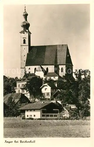 AK / Ansichtskarte Anger_Bad_Reichenhall Ortsmotiv mit Kirche 