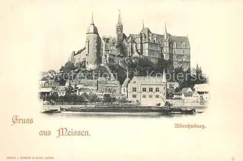 AK / Ansichtskarte Meissen_Elbe_Sachsen Albrechtsburg Meissen_Elbe_Sachsen