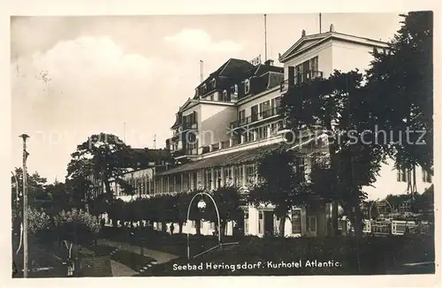 AK / Ansichtskarte Heringsdorf_Ostseebad_Usedom Kurhotel Atlantic Heringsdorf_Ostseebad