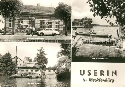 AK / Ansichtskarte Userin Konsum Gaststaette Useriner See Muehle Userin