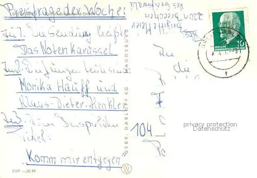 AK / Ansichtskarte Demmin_Mecklenburg_Vorpommern Rudolf Breitscheid Strasse Luisentor Demmin_Mecklenburg