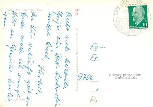 AK / Ansichtskarte Bad_Liebenstein Blick zum Kurhaus Bad_Liebenstein