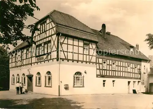 AK / Ansichtskarte Tautenhain Gasthaus Kanone Fachwerkhaus Tautenhain