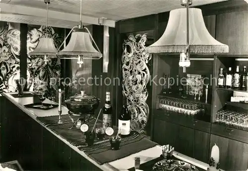 AK / Ansichtskarte Schmiedefeld_Rennsteig FDGB Erholungsheim Schoene Aussicht Hallenbar Schmiedefeld_Rennsteig