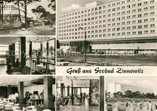 AK / Ansichtskarte Zinnowitz_Ostseebad FDGB Feriendienst IG Wismut Erholungsheim Roter Oktober Zinnowitz_Ostseebad