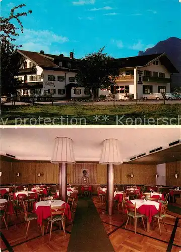 AK / Ansichtskarte Pettendorf_Marquartstein Restaurant Pension Wessner Hof Pettendorf_Marquartstein