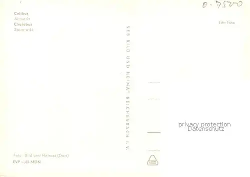 AK / Ansichtskarte Cottbus Altmarkt Cottbus