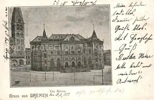 AK / Ansichtskarte Bremen B?rse Bremen