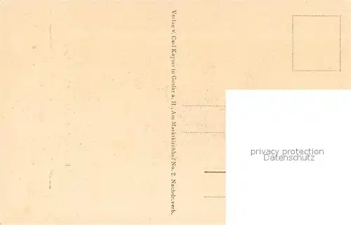 AK / Ansichtskarte Goslar Kunst Uhr Mittelst?ck Goslar