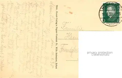 AK / Ansichtskarte Manebach Der alte M?nchhof Gedicht Manebach