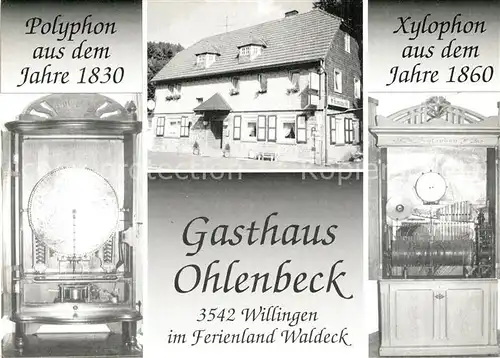 AK / Ansichtskarte Willingen_Sauerland Gasthaus Ohlenbeck Willingen_Sauerland