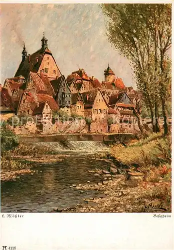 AK / Ansichtskarte Besigheim K?nstlerkarte L. M??ler Besigheim