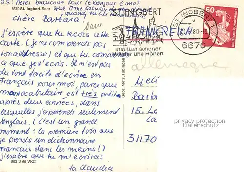 AK / Ansichtskarte St_Ingbert Fliegeraufnahmen Kirchen  St_Ingbert