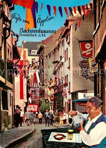 AK / Ansichtskarte Sachsenhausen_Frankfurt aeppelwoi  Sachsenhausen Frankfurt