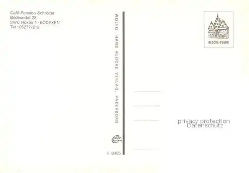 AK / Ansichtskarte Boedexen Pension Cafe Schroeder Boedexen