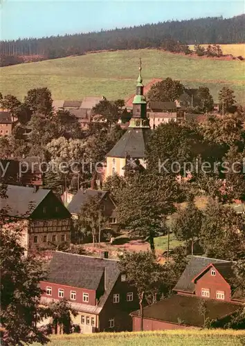 AK / Ansichtskarte Seiffen_Erzgebirge Evangelisch Lutherische Kirche Seiffen Erzgebirge
