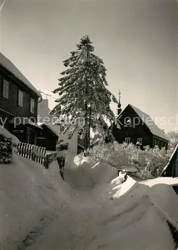 AK / Ansichtskarte Seiffen_Erzgebirge Winterlandschaft Seiffen Erzgebirge