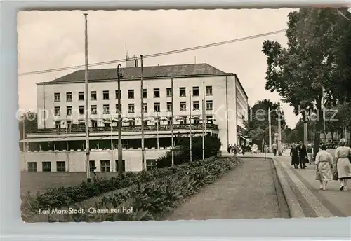 AK / Ansichtskarte Karl Marx Stadt Chemnitzer Hof Karl Marx Stadt