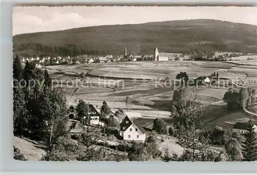 AK / Ansichtskarte Bischofsgruen Panorama Ochsenkopf Bischofsgruen