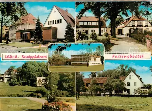 AK / Ansichtskarte Fallingbostel Kurheim unter den Linden Kurheim Schroeterhof Haus am Walde Fallingbostel
