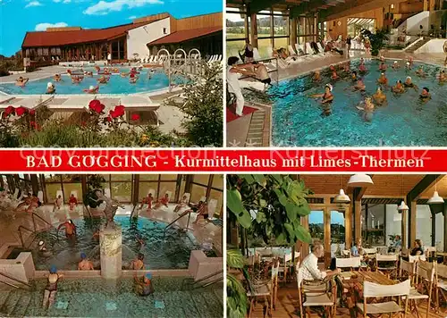 AK / Ansichtskarte Bad_Goegging Kurmittelhaus mit Limes Thermen Bad_Goegging