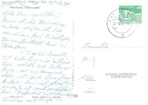 AK / Ansichtskarte Altenberg_Erzgebirge Sanatorium Raupennest Altenberg Erzgebirge