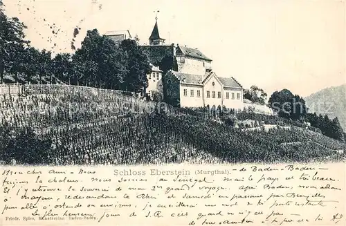 AK / Ansichtskarte Gernsbach Schloss Eberstein Gernsbach