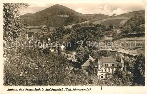 AK / Ansichtskarte Bad_Freyersbach_Schwarzwald Kurhaus Bad_Freyersbach